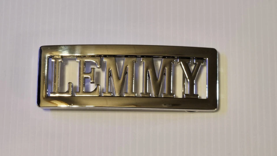 LEMMY  Custom Personalized Name Belt Buckle -Put your name or word on Buckle - Image 1 of 1
