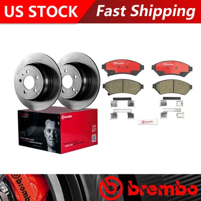 Se adapta a rotores de freno delanteros y pastillas de freno de cerámica Buick Terraza 2005 - Brembo OE Foto 1 de 4