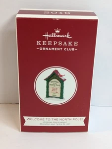 Hallmark Keepsake Ornament Club 2019 Willkommen am Nordpol! - Bild 1 von 5