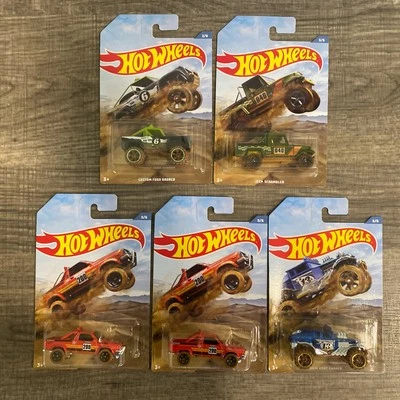 Lote de 5 camiones todoterreno Hot Wheels - Jeep Scramber, Ford Bronco Subaru Brat (2) Foto 1 de 4