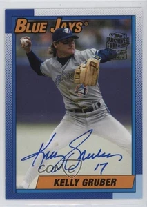 2019 Topps Archives Fan Favorite Auto 1990 Design Kelly Gruber #FFA-KG Auto - Picture 1 of 3