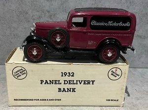 1932 Panel Delivery Classic Motorbooks Ertl 1:25 Diecast Bank - Picture 1 of 7