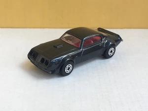 Matchbox Universal Associated Co. Pontiac Firebird  Black Bulgarian base # 2 - Picture 1 of 10