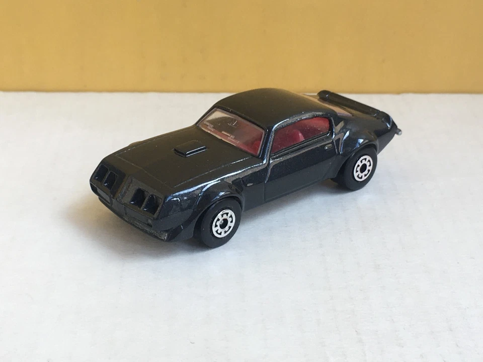 Matchbox Universal Associated Co. Pontiac Firebird  Black Bulgarian base # 2 - Image 1 of 4