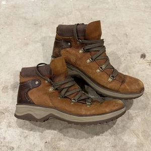 Merrell Eventyr Women Strap Waterproof Leather Pull On Brown Boots Size 10 - Picture 1 of 10