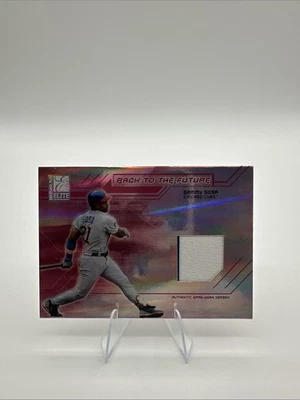 2004 Donruss Elite Back to the Future Jerseys /200 Sammy Sosa #BF-5 - Image 1 of 4