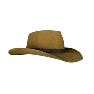 Akubra Australia Imperial Quality Snowy River Pure Fur Felt Brown Hat Size 57 - Picture 1 of 15
