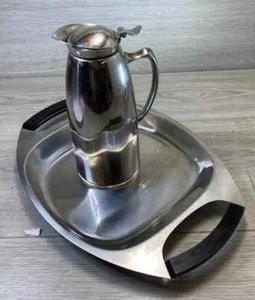 Cromargan WMF Germany Stainless steel 2 Handled Serving Tray and water jug - Picture 1 of 14