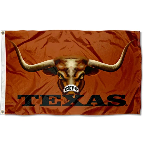 Texas Longhorns Bevo Eyes Flag Large 3x5 Cover