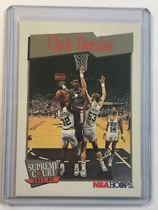 1991 HOOPS BASKETBALL #491 CLYDE DREXLER MT/NRMT - Bild 1 von 2