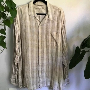 Gr. XXL Tommy Bahama 100% Leinen Langarm Herren Knopfleiste - Bild 1 von 9