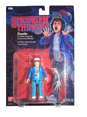 Bandai Stranger Things - Dustin 4" Feature Figure - Image 1 of 3