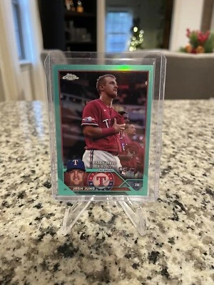Josh Jung 2023 Topps Chrome Update RC Debut Aqua /199 - Texas Rangers 🔥 - Image 1 of 3