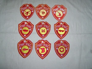 EHTF SEGUNDA GUERRA MUNDIAL USMC FMF- PAC batallones conjunto completo en fieltro de lana - Imagen 1 de 2