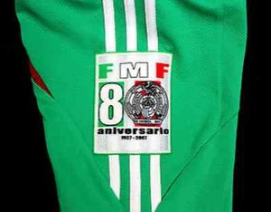 Seleccion Mexico 80 Anniversary FMF Authentic Patch Parche Soccer Jersey Shirt  - Picture 1 of 2