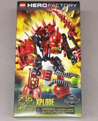 LEGO Hero Factory 7147 Xplode NEW! Bionicle Fire Villain Von Nebula Henchman - Image 1 of 4