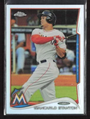 2014 Topps Chrome #173 Giancarlo Stanton Refractor - Image 1 of 2