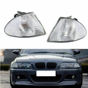 Pair Signal Clear Indicator Corner Side Light for BMW 3 Series E46 99-01 Sedan S - Picture 1 of 7