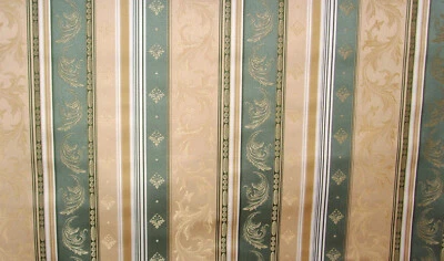 Stoff Meterstoff Möbelstoff Polsterstoff Profiqualität Barock  grün - Bild 1 von 4