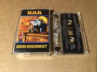 M.O.D. Gross Misconduct Cassette Billy Milano SOD Anthrax Slayer Nuclear Assault - Image 1 of 4