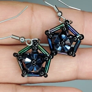 Beaded Dangle Earrings - Picture 1 of 13