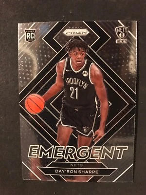 2021-22 Panini Prizm Emergent Day'Ron Sharpe #27 Rookie RC Brooklyn Nets - Image 1 of 2