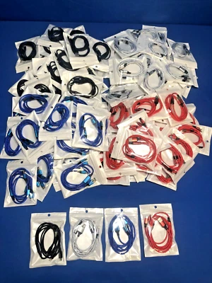 Wholesale Resale Lot – 100 Pack Universal Fast Chargers 4 Colors Under $1 Each - Image 1 of 4