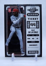 2023 Panini Chronicles Baseball ELLY DE LA CRUZ Contenders Optic RC REDS #23