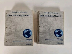 2001 Ford Cougar Workshop Manual Volumes 1 & 2 OEM, Original Factory - Picture 1 of 8