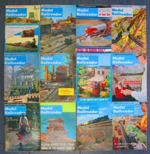 1968 Model Railroader MAGAZINE Lot VINTAGE HO Scale TRAIN 12 Issues Full Year - Picture 1 of 3