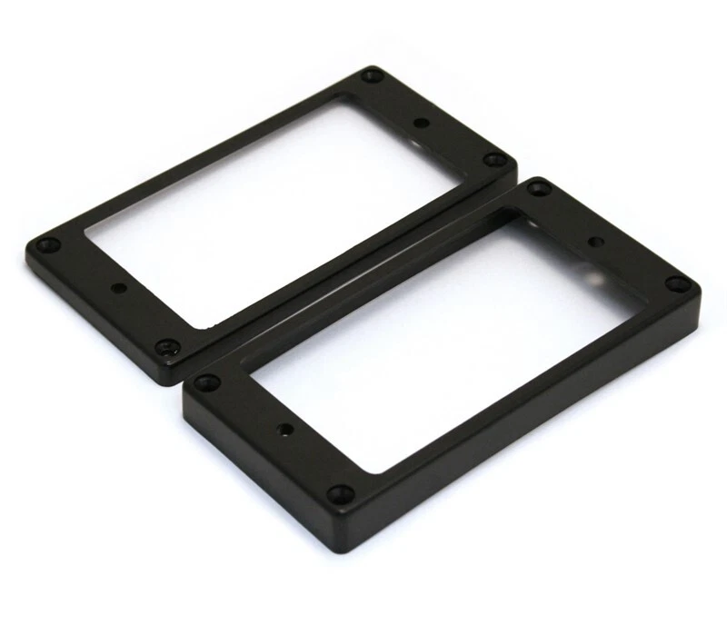 NEW - Curved Humbucking Pickup Ring Set For Epiphone - BLACK - Image 1 of 1