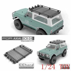 CCHAND Luggage Rack Roof Frame with Light Cover for SCX24 C10 TUBE 1/24 RC CAR - Picture 1 of 4