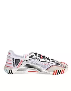 Dolce&Gabbana NS1 Men Multicolor Sneakers Nylon Printed Trainer Shoes Size EU 41 - Picture 1 of 8