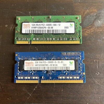 S0159 HYNIX 1GB & 2GB LAPTOP MEMORY / RAM 2Rx16-2Rx8 PC2-5300S-555-12 - Image 1 of 4