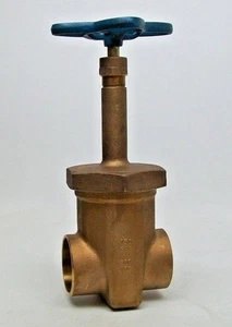 NIB NIBCO S-134 3" RISING STEM SOLID WEDGE BRONZE GATE VALVE OXYGEN SERVICE KB - Picture 1 of 12