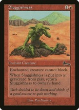 Magic MTG Tradingcard Urza's Legacy 1999 Sluggishness 92/143