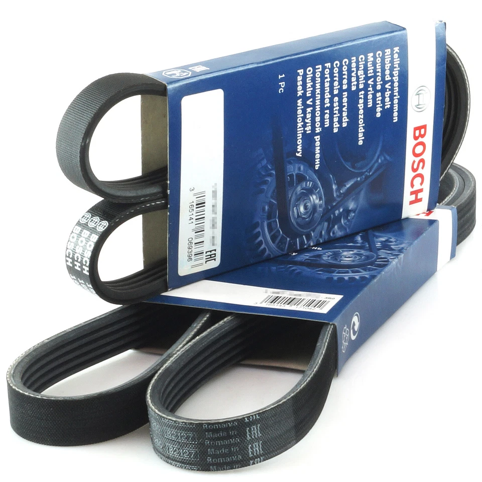 2x BOSCH 4PK790 + 3PK850 Keilrippenriemen für Smart City-Coupe Fortwo 0.6 0.7 - Bild 1 von 1