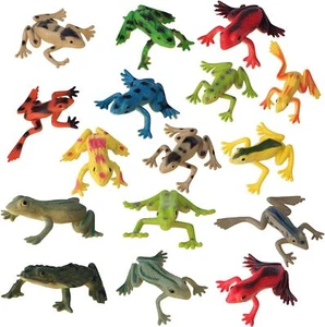16Pcs Plastic Frogs Toy for Kids Easter Party Favors Mini Red Toys Fun... - Picture 1 of 7