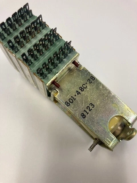 801-48C-28 T-Bar Switching Components power relay 48PDT 28 VDC - Image 1 of 1