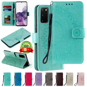 Leather Wallet Case Cover For Samsung S23 FE S22 S21 S20 S10 S9 S8 Note20 10 9 8 - Picture 1 of 21