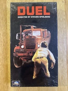 Duel (VHS, 1990, Not Rated) Dennis Weaver Steven Spielberg New Sealed. - Picture 1 of 3