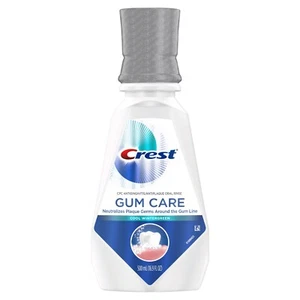 Crest Gum Care Mouthwash Cool Wintergreen CPC Antiplaque Oral Rinse 500mL 16.9 - Picture 1 of 4