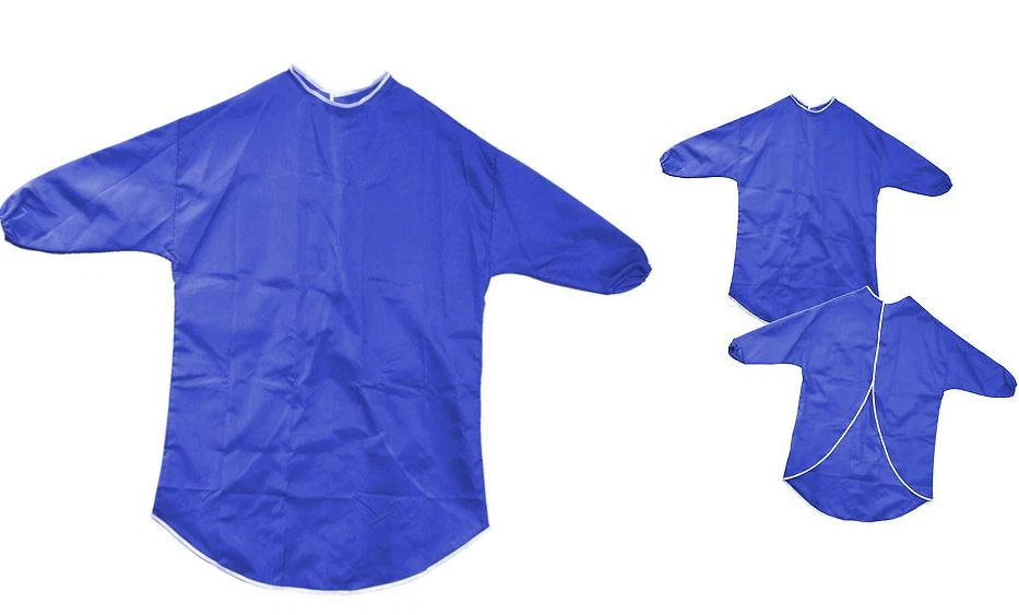 MAJOR BRUSHES 6 GREMBIULI BAMBINI 42cm 2-3 ANNI BLU MANICA LUNGA ARTE ARTIGIANATO PITTURA CUCINA