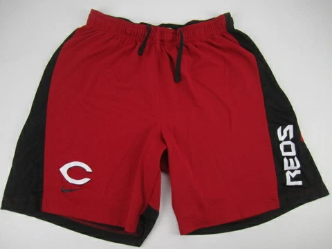 Mens XL Cincinnati Reds Nike Dri Fit Authentic player issue team shorts 15' Cover