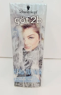 Spray de color de cabello temporal Schwarzkopf Got2b Head Turner 4,2 fl oz AZUL DENIM Foto 1 de 4
