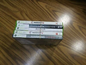 Xbox 360 5 Spiele Bundle - Madden NFL 12 &13 Assassin Creed & Creed 2 Dragon Age - Bild 1 von 6