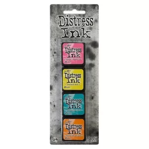 Tim Holtz Distress Mini Ink Pads 4/Pkg - Kit 1 - Picture 1 of 2