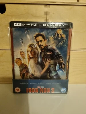 Marvels Iron Man 3 4K Blu Ray Steelbook - Image 1 of 4
