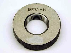 NEW 3/4 14 BSPT PIPE THREAD RING GAGE .75 .750 .7500 BRITISH TAPER L1 SYSTEM B - Picture 1 of 1