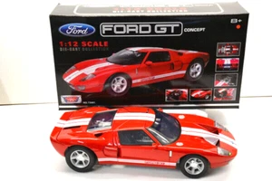 Motor Max 1:12 Ford GT Concept #73001 rot Modell in OVP - Bild 1 von 23